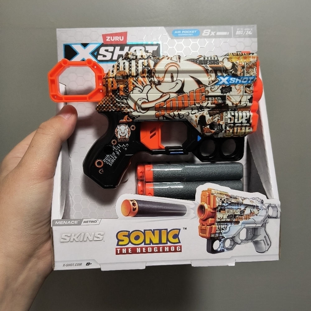 Nerf X-Shot Sonic Blaster - Black and Orange
